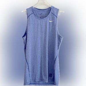 NIKE PRO Dri-Fit Fitted Men’s Muscle Shirt Heather Blue